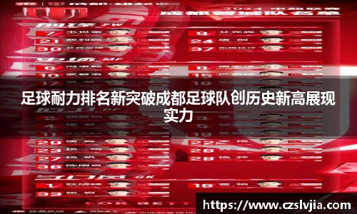 足球耐力排名新突破成都足球队创历史新高展现实力
