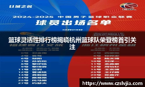 篮球灵活性排行榜揭晓杭州篮球队荣登榜首引关注