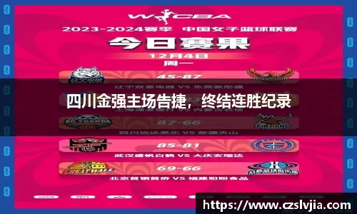 四川金强主场告捷，终结连胜纪录